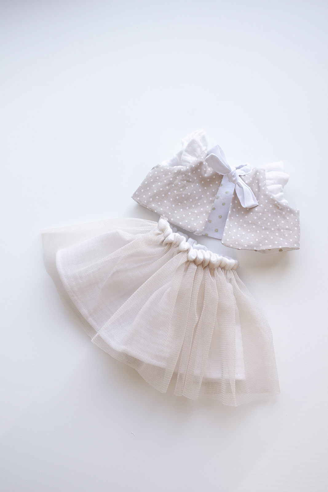 Obojstranné oblečenie pre Zvieratká ( béžový )