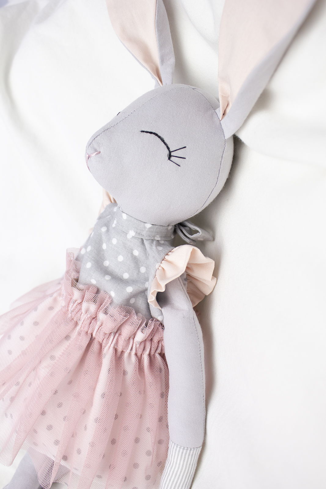 Obojstranné oblečenie pre Zvieratká ( ružová bodka )