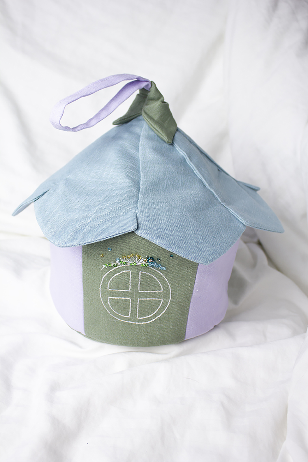 Domček pre Mini zajačiky (fialový) + MINI ZAJKO GRÁTIS