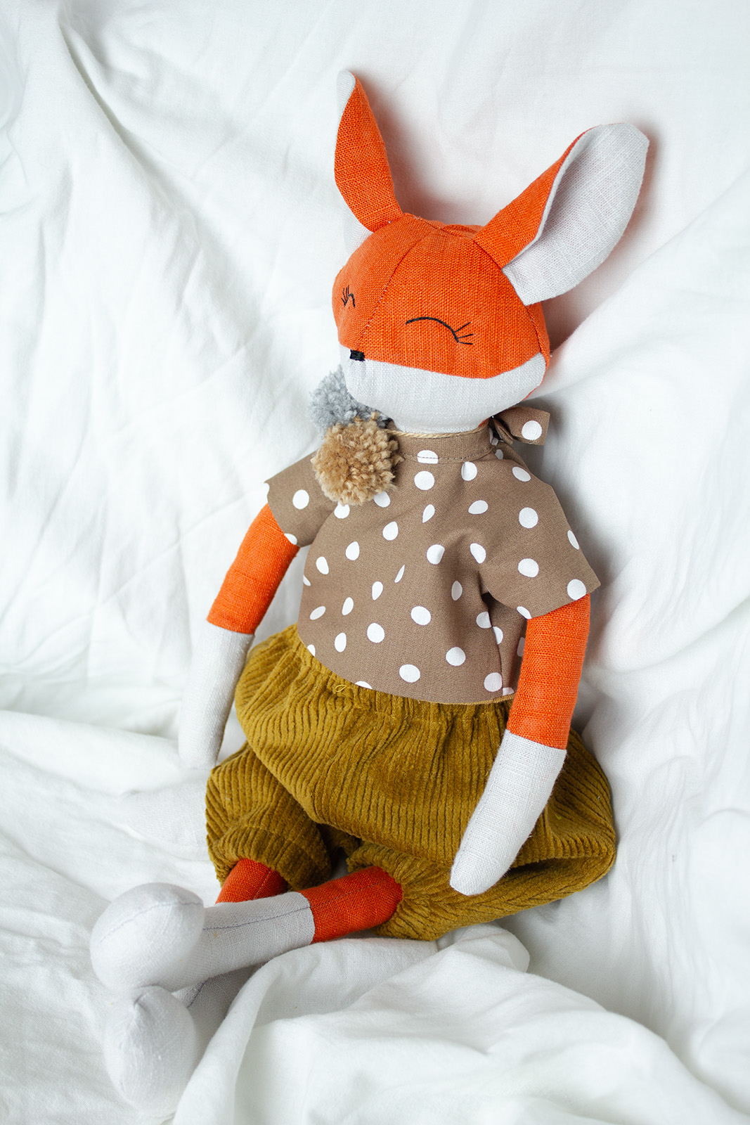 Ľanová líška v menčestrákoch