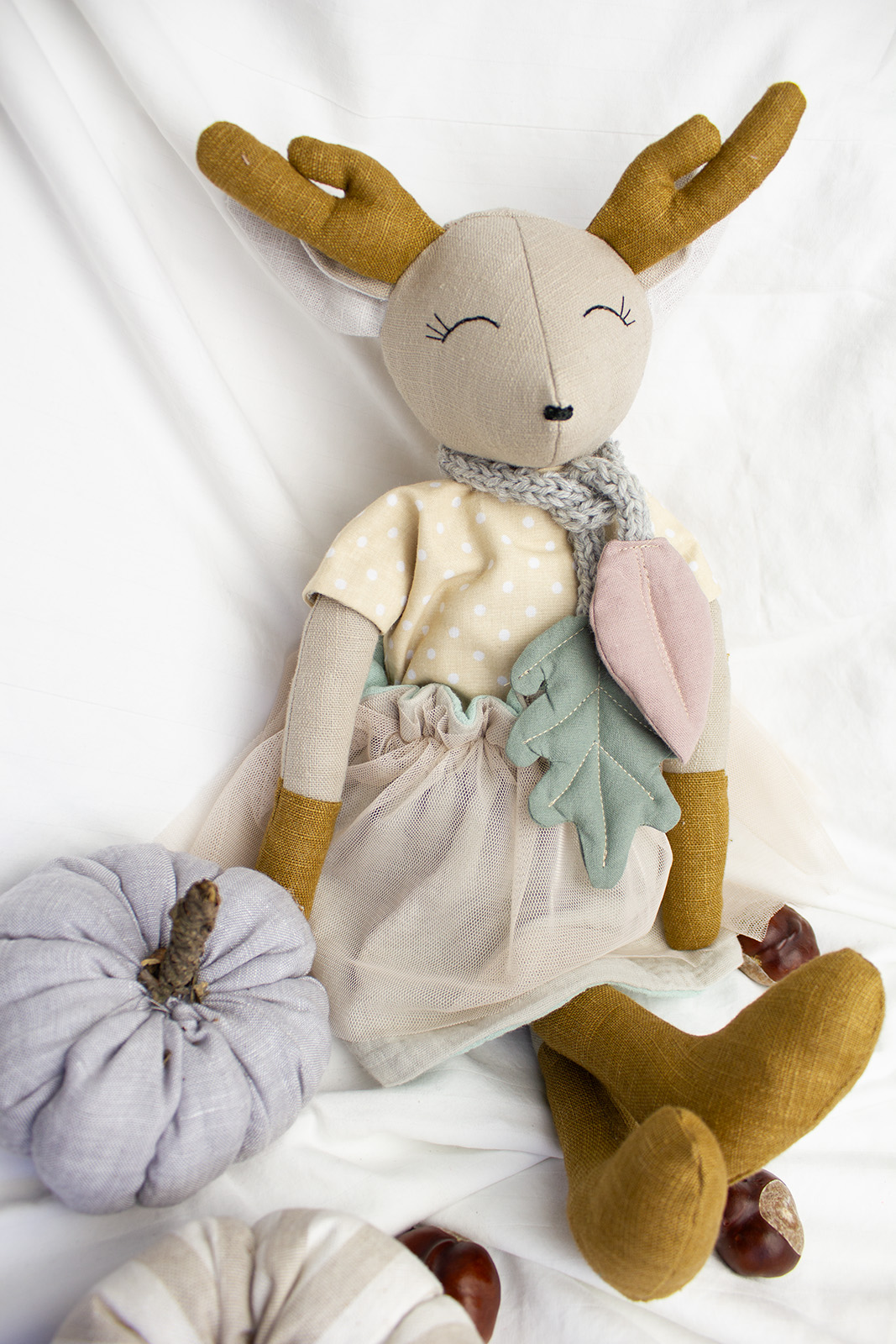 Jesenná laň- béžová