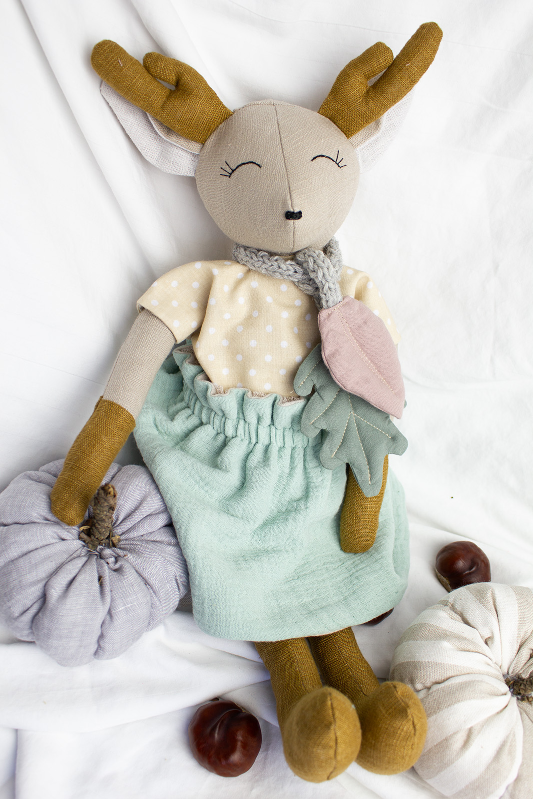 Jesenná laň- béžová