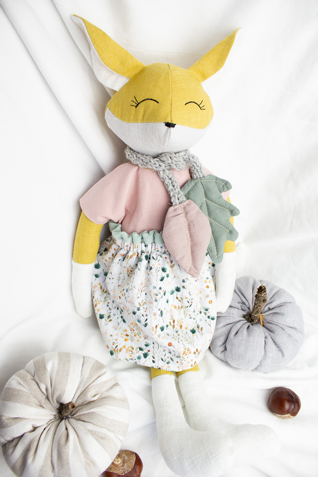 Jesenná Líška ružovo-škoricová